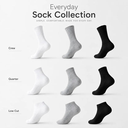 5PCS Cotton Breathable Athletic Socks for All-Day Comfort Vendula Care 05