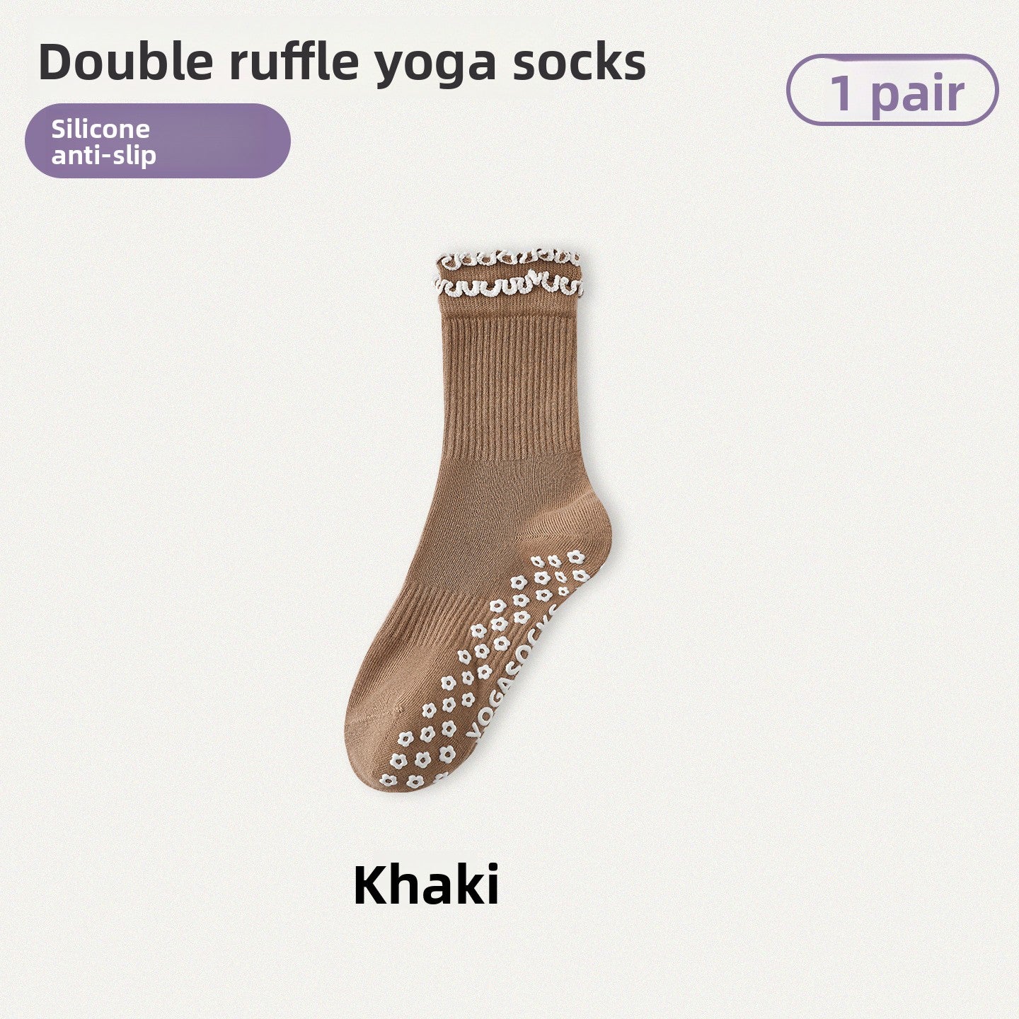Yoga Socks with Anti Slip Grip for Women Comfort Daily Fit