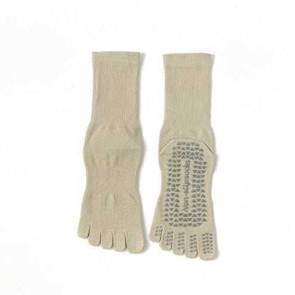 Non Slip Yoga Five Toe Socks for Better Grip Comfort Fit