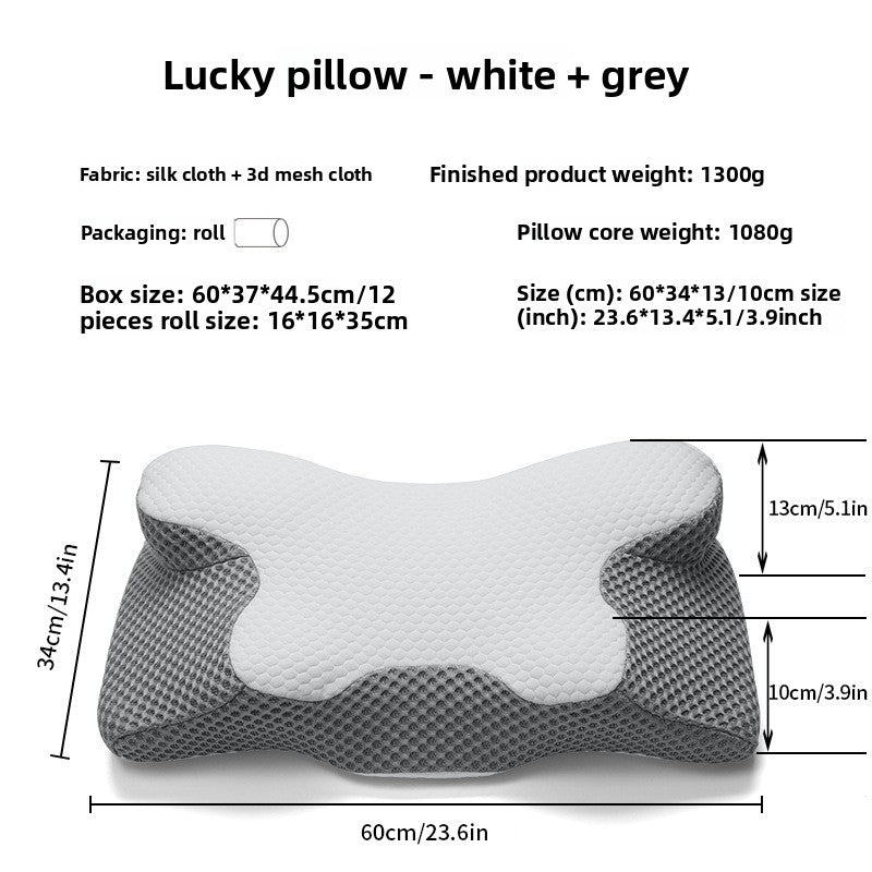 Ergonomic Memory Foam Cervical Pillow for Better Sleep Daily