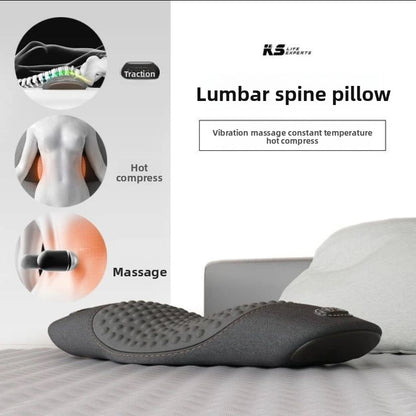 Electric Waist Massage Pillow with Heating for Comfort Daily