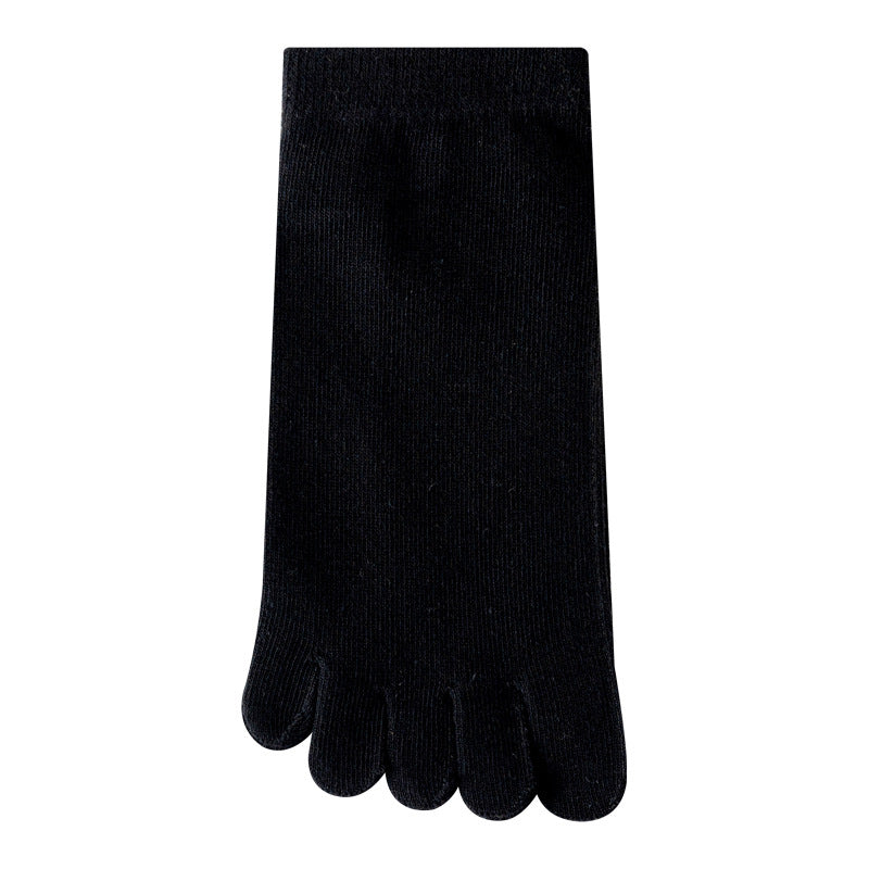 Women's Breathable Cotton Five Toe Socks for Comfort Fit