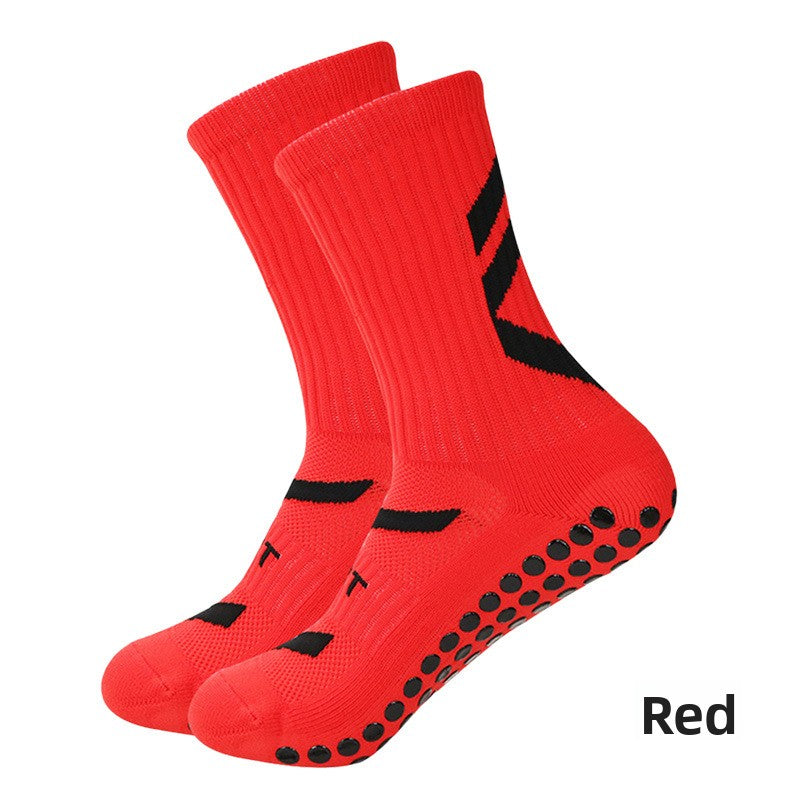 Silicone Non Slip Soccer Socks for Sports Grip Comfort Fit