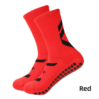 Silicone Non Slip Soccer Socks for Sports Grip Comfort Fit