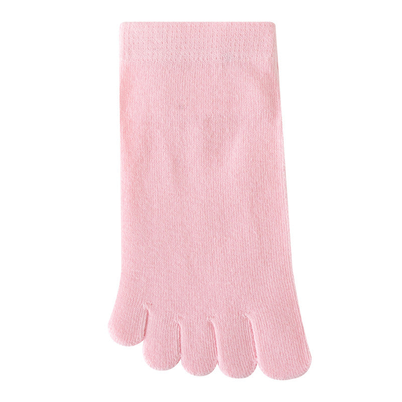 Women's Breathable Cotton Five Toe Socks for Comfort Fit