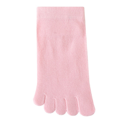 Women's Breathable Cotton Five Toe Socks for Comfort Fit
