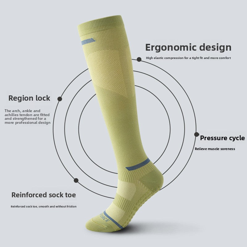 Yoga Compression Socks Non-Slip Workout Calf Socks 2