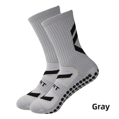 Silicone Non Slip Soccer Socks for Sports Grip Comfort Fit