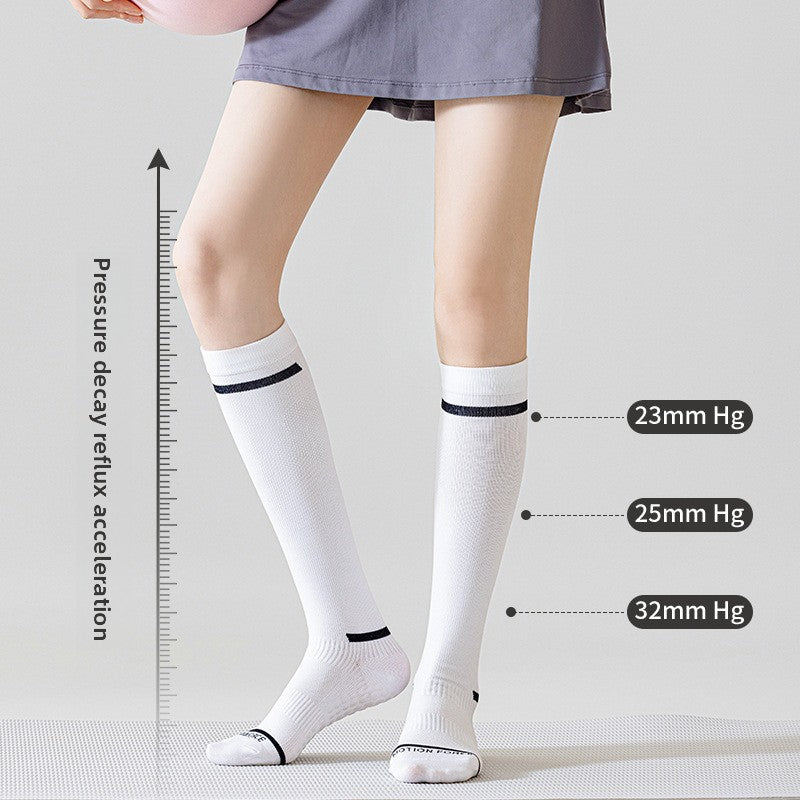 Yoga Compression Socks Non-Slip Workout Calf Socks 3