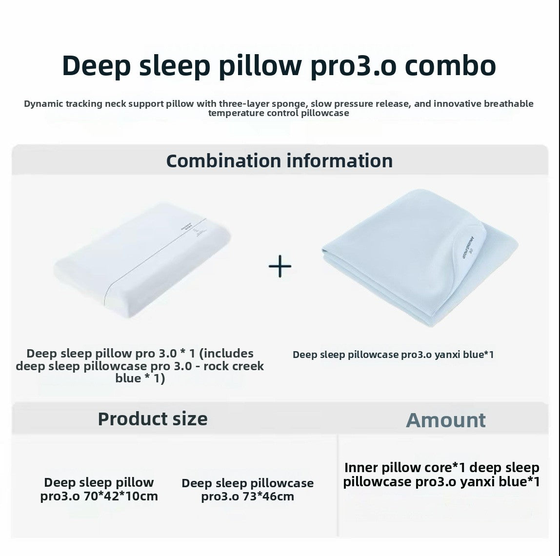 Ergonomic Memory Foam Support Pillow for Daily Comfort