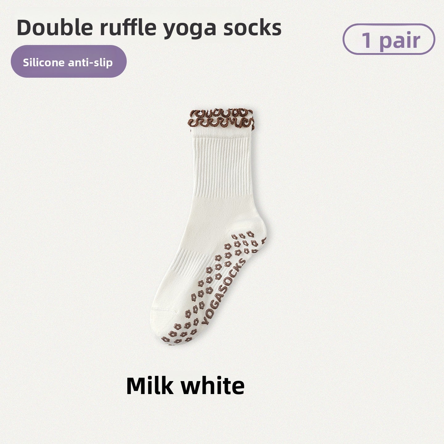 Yoga Socks with Anti Slip Grip for Women Comfort Daily Fit