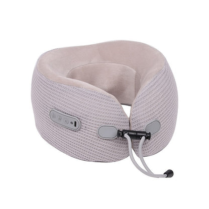 U-Shaped Neck and Shoulder Massage Pillow with Heat Therapy