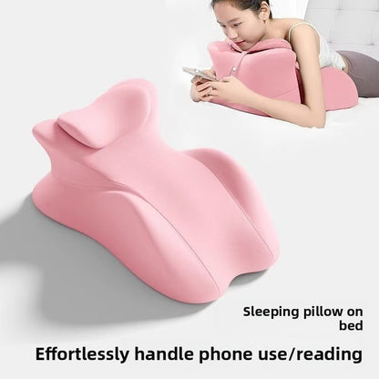 Memory Foam Cervical Pillow with Heat Massage for Neck Care