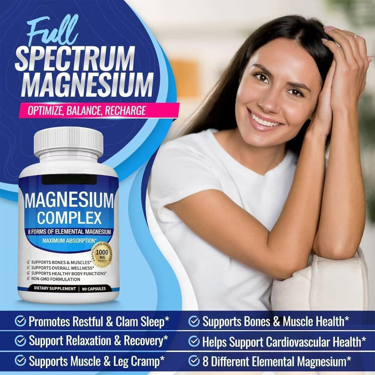 Blue Blood Sugar Magnesium Complex Capsules 2