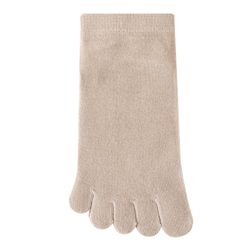 Women's Breathable Cotton Five Toe Socks for Comfort Fit