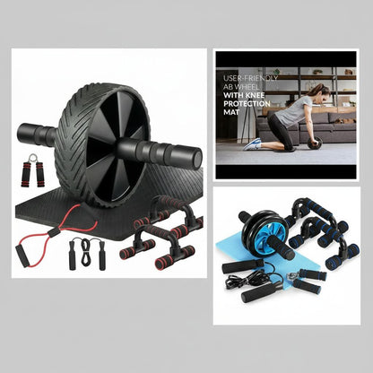 Abdominal Wheel Fitness Combo Set for Core Ab Workouts Kit Vendula Care 07