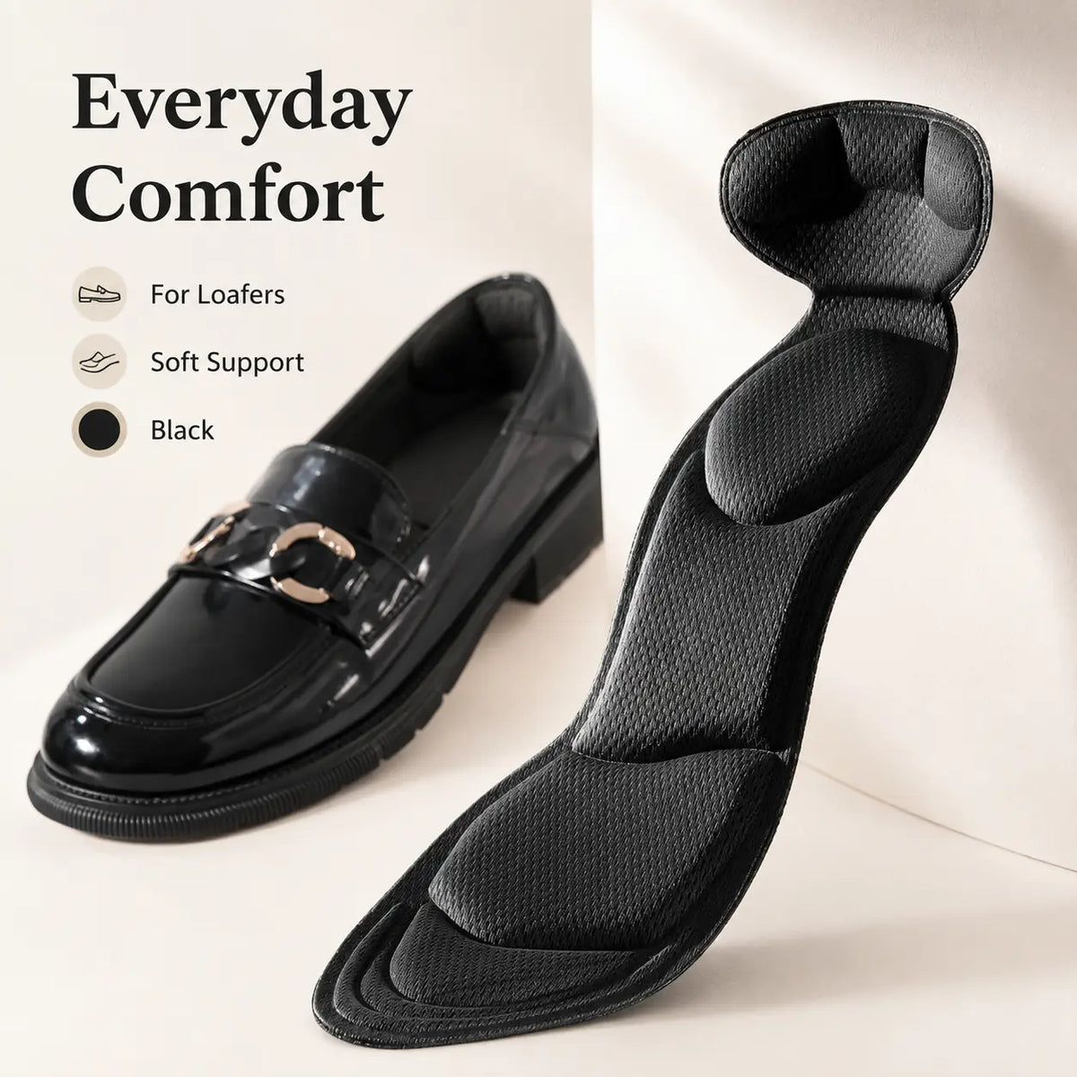 Adjustable Memory Foam Shoe Insoles for All Day Comfort Vendula Care (3)