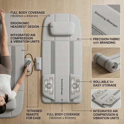 Airbag Massage Cushion for Soothing Full Body Relaxation Vendula care 06