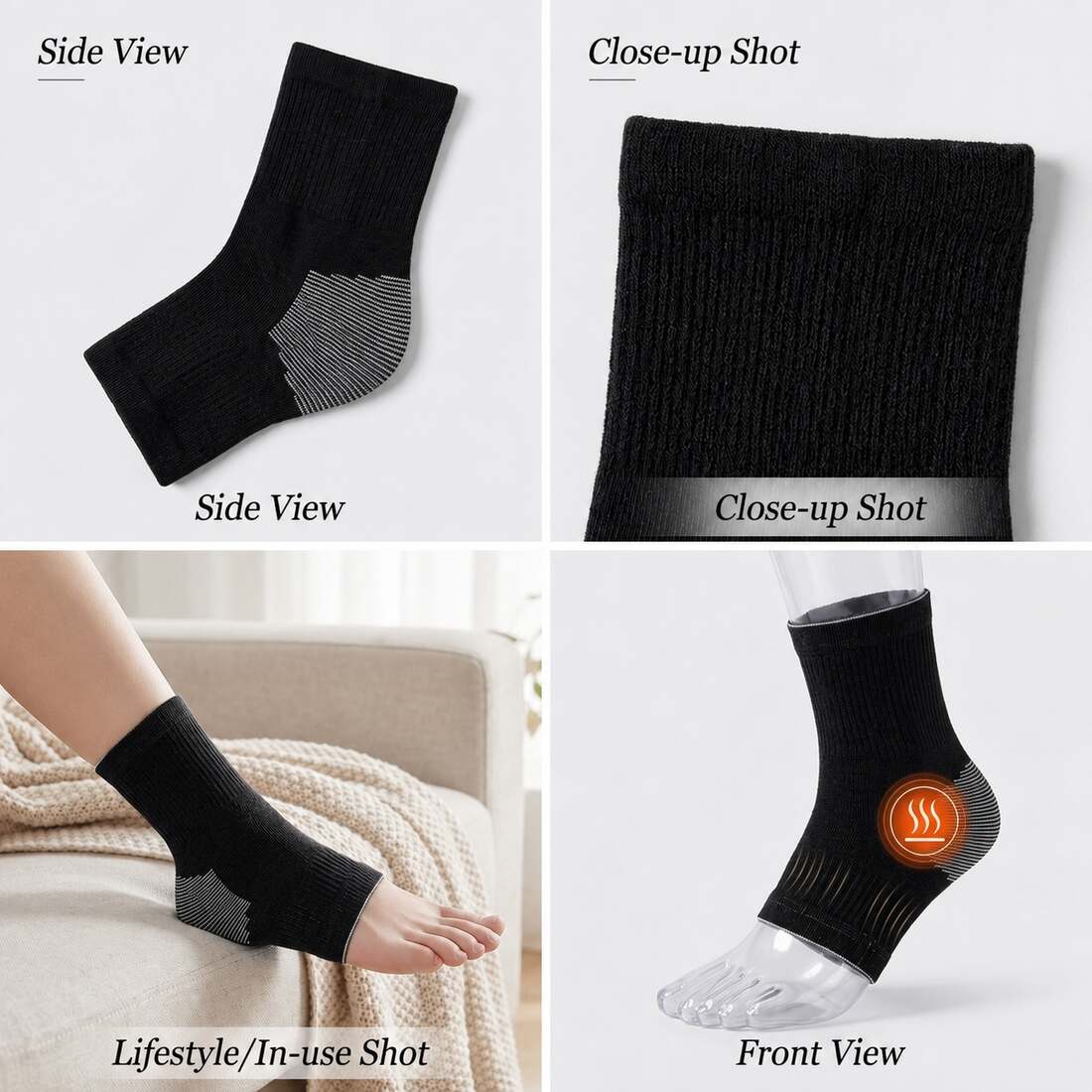 Ankle Support Warm Socks for Cold Weather Comfort & Relief  VendulaCare 04
