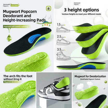Arch Support Height Increase Insoles with Cushioned Comfort Vendula Care 02