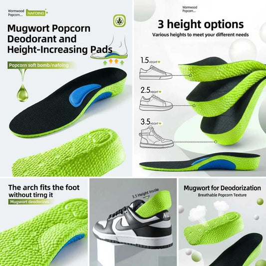 Arch Support Height Increase Insoles with Cushioned Comfort Vendula Care 02