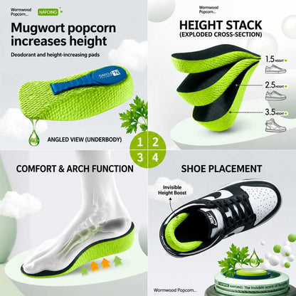 Arch Support Height Increase Insoles with Cushioned Comfort Vendula Care 04