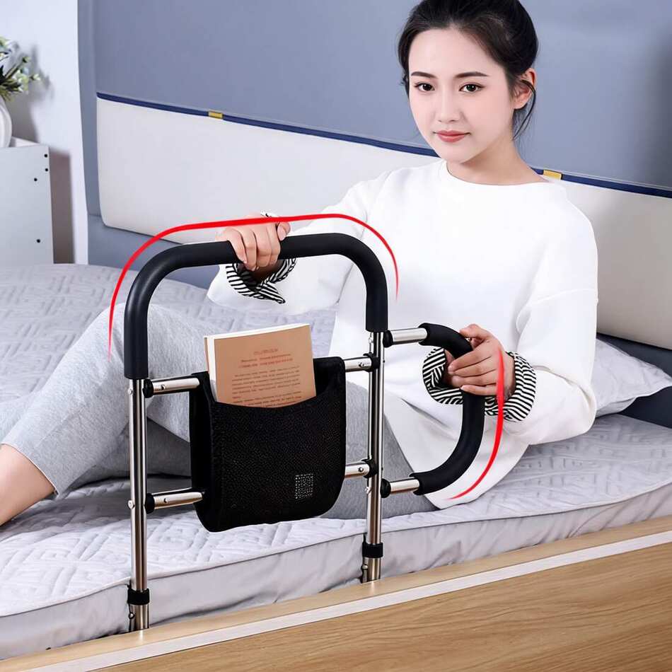 Bedside Handrail Bar for Safe Standing & Steady Bed Support Vendula Care  (3)