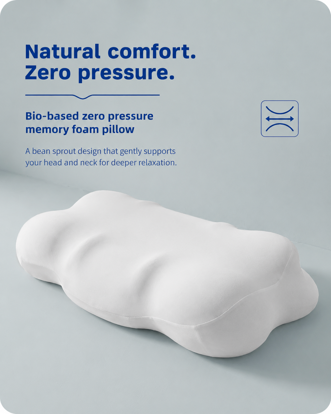 Bio-Based Zero Pressure Cervical Pillow for Neck Pain Relief Vendula Care 06