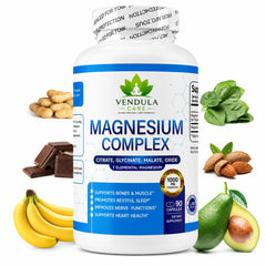 Blood Sugar Magnesium Complex Capsules Daily Support Vendula Care 01