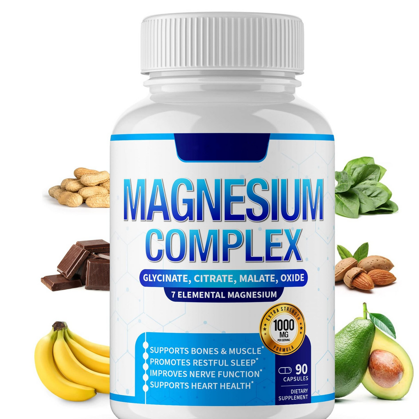 Blood Sugar Magnesium Complex Capsules Daily Support Vendula Care 01