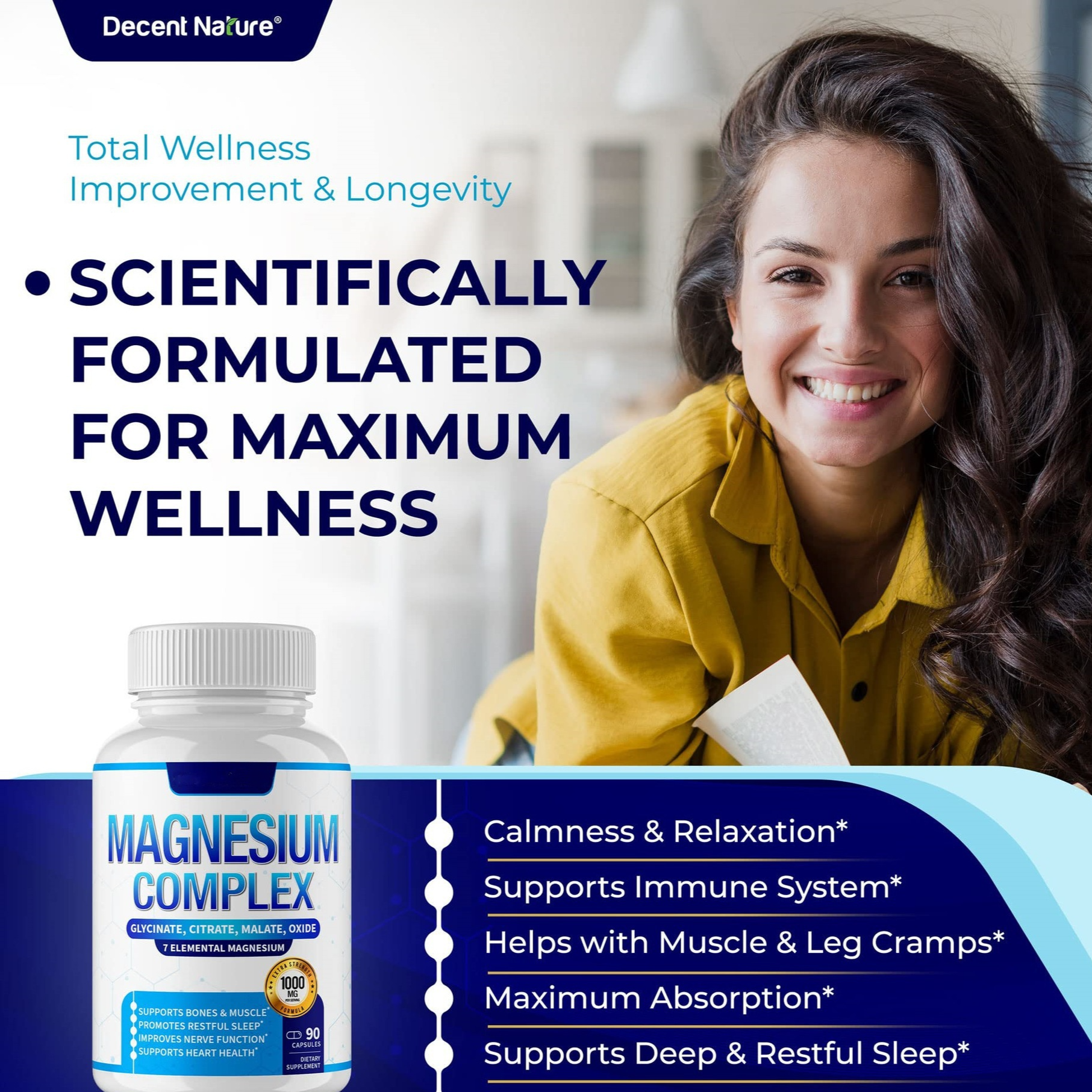 Blood Sugar Magnesium Complex Capsules Daily Support Vendula Care 03