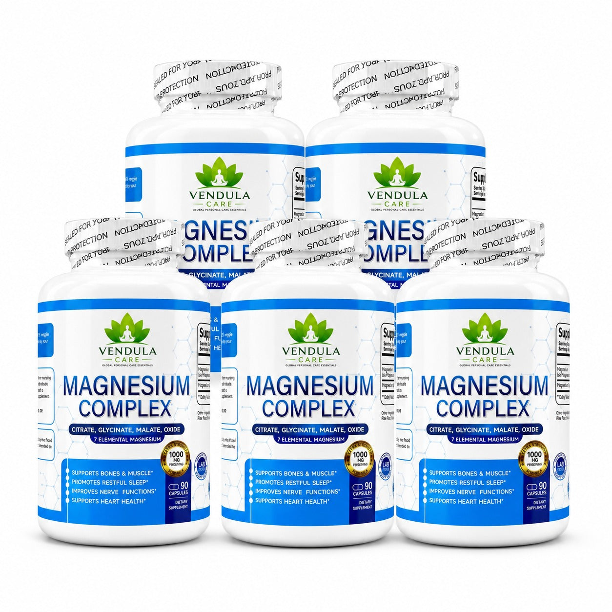 Blood Sugar Magnesium Complex Capsules Daily Support Vendula Care 05