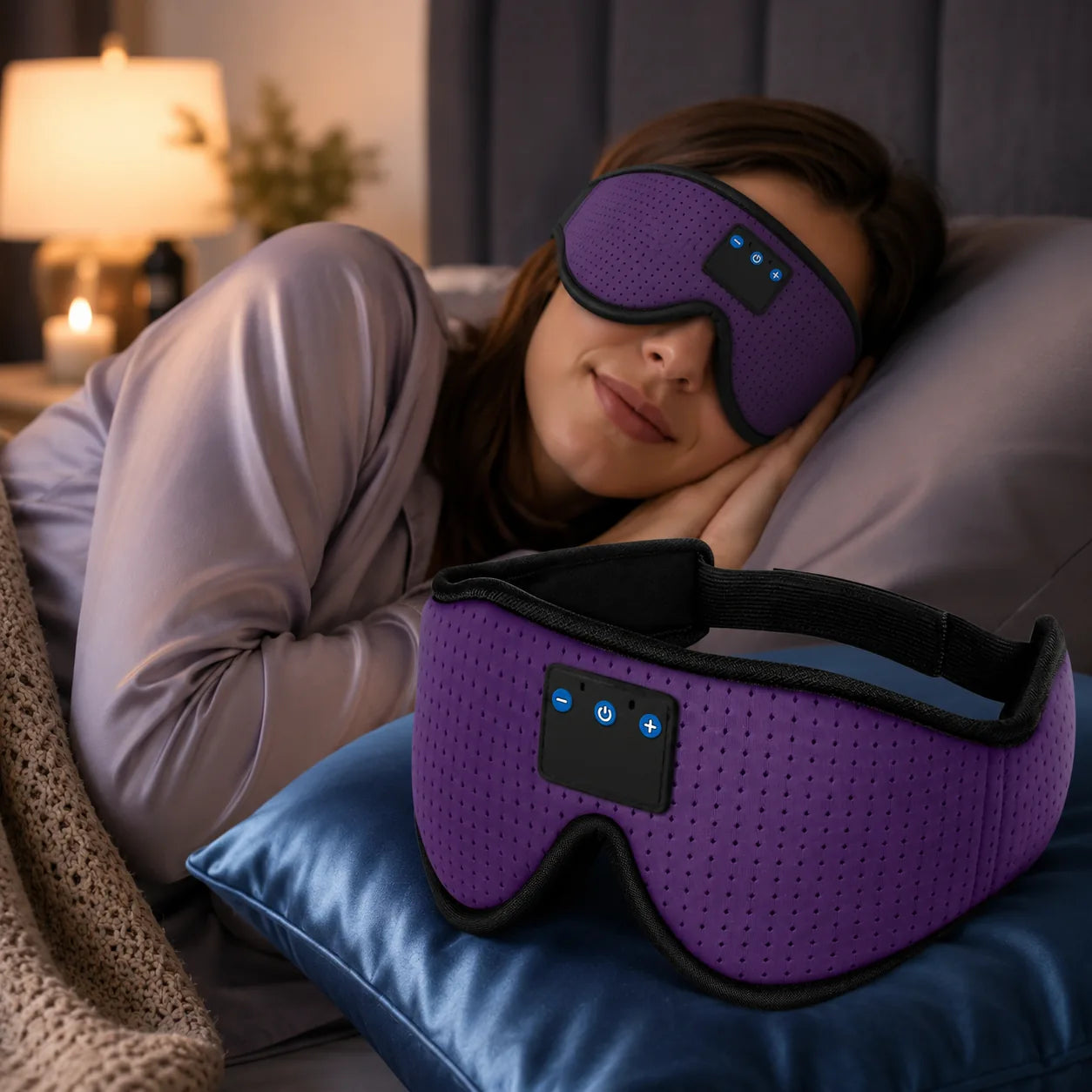 Bluetooth Music Sleep Eye Mask with Hands-Free Call Support Vendula Care 4