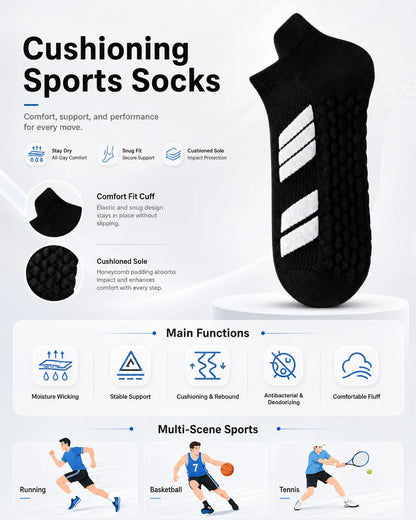 Breathable Anti-Slip Sports Socks for Active Daily Comfort Vendula care 04