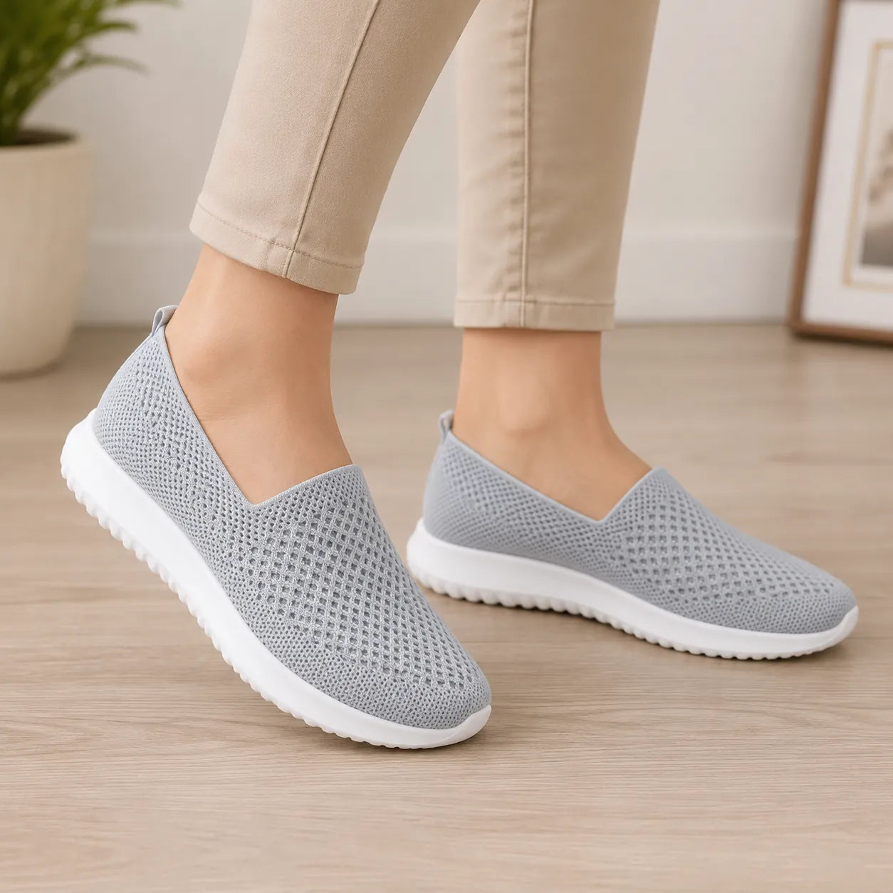 Breathable Mesh Slip-On Walking Shoes for All-Day Comfort Vendula Care 5