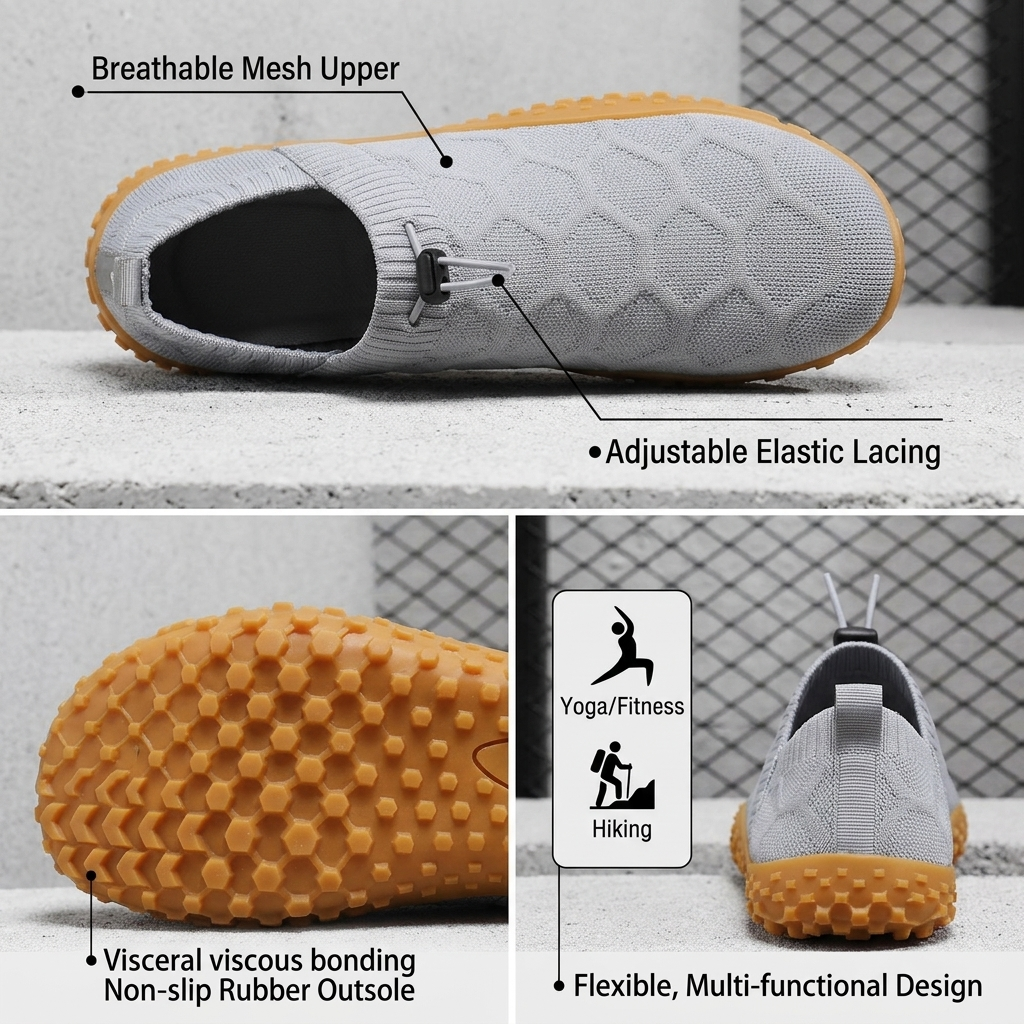 Breathable Wide Toe Barefoot Running Shoes for Men & Women VendulaCare 05