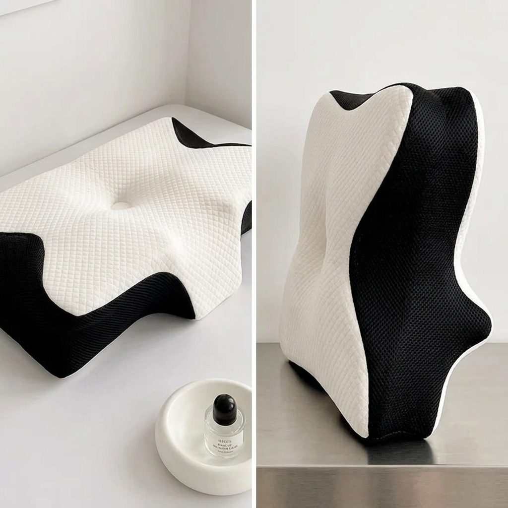 Butterfly Shape Memory Foam Cervical Pillow for Neck Support Vendula Care 03