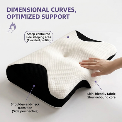 Butterfly Shape Memory Foam Cervical Pillow for Neck Support Vendula Care 05