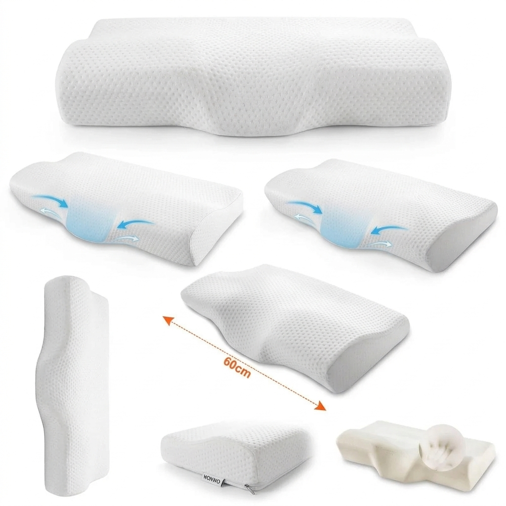 Butterfly Memory Foam Orthopedic Pillow for Neck Support  Vendula Care 10