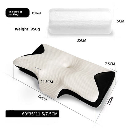 Butterfly Shape Memory Foam Cervical Pillow for Neck Support Vendula Care 10