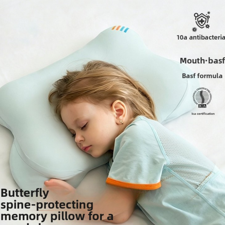 Buy Children's Butterfly Memory Foam Neck Support Pillow Vendula Care 1
