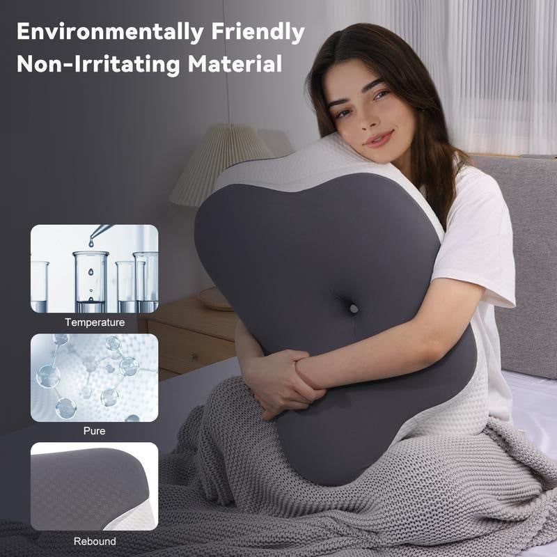 Buy Ergonomic Butterfly Memory Foam Neck Pillow for Neck Support Vendula Care 2
