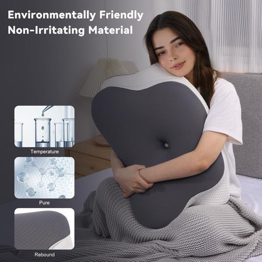 Buy Ergonomic Butterfly Memory Foam Neck Pillow for Neck Support Vendula Care 2