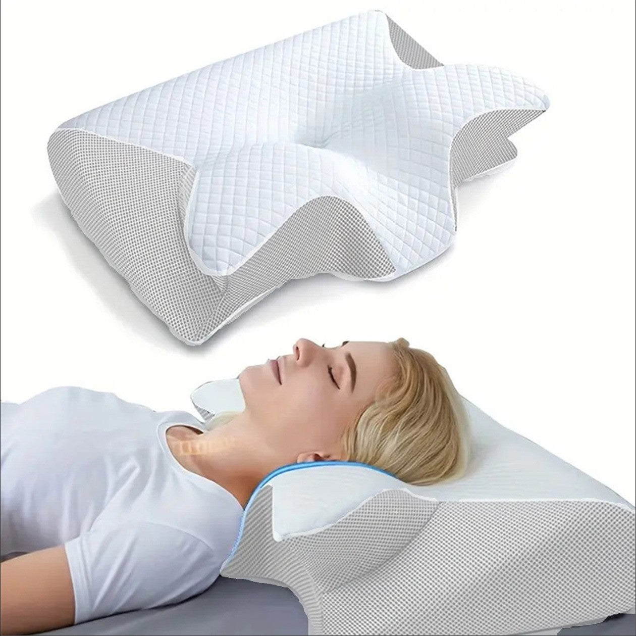 Buy Ergonomic Butterfly Neck Support Pillow for Better Comfort Vendula Care 1