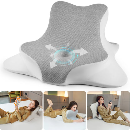 Buy Ergonomic Memory Foam Cervical Pillow for Better Sleep Rest Vendula Care 1