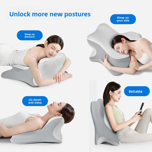Buy Ergonomic Memory Foam Cervical Pillow for Better Sleep Rest Vendula Care 2
