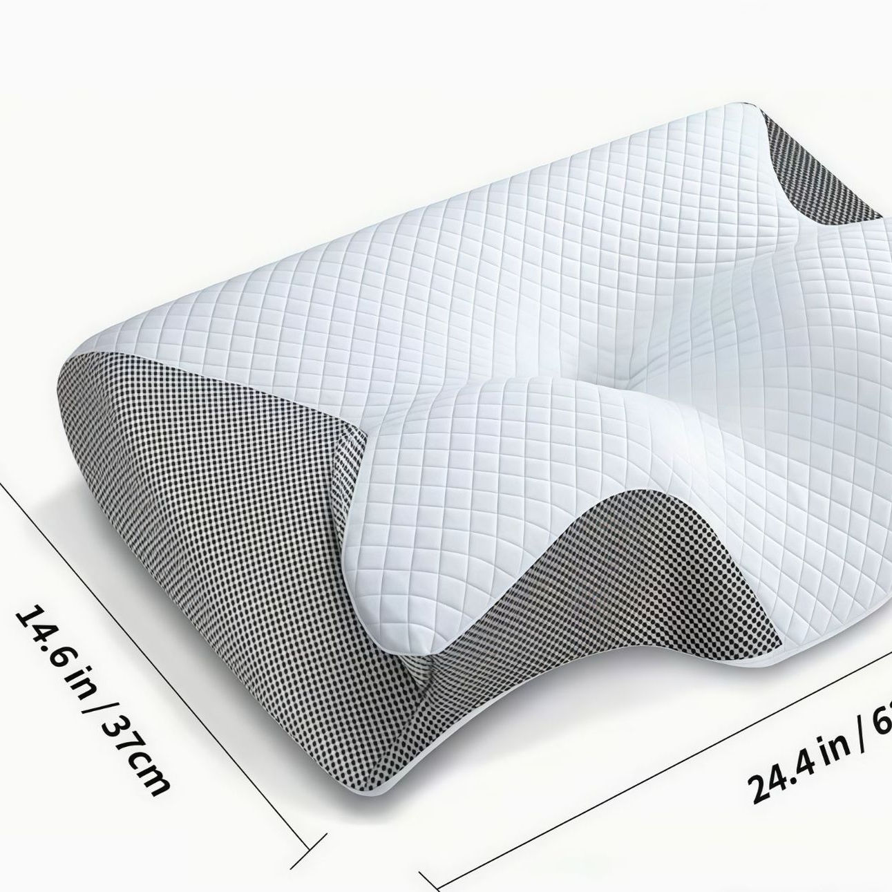 Buy Ergonomic Memory Foam Cervical Pillow for Neck Support Vendula care 3
