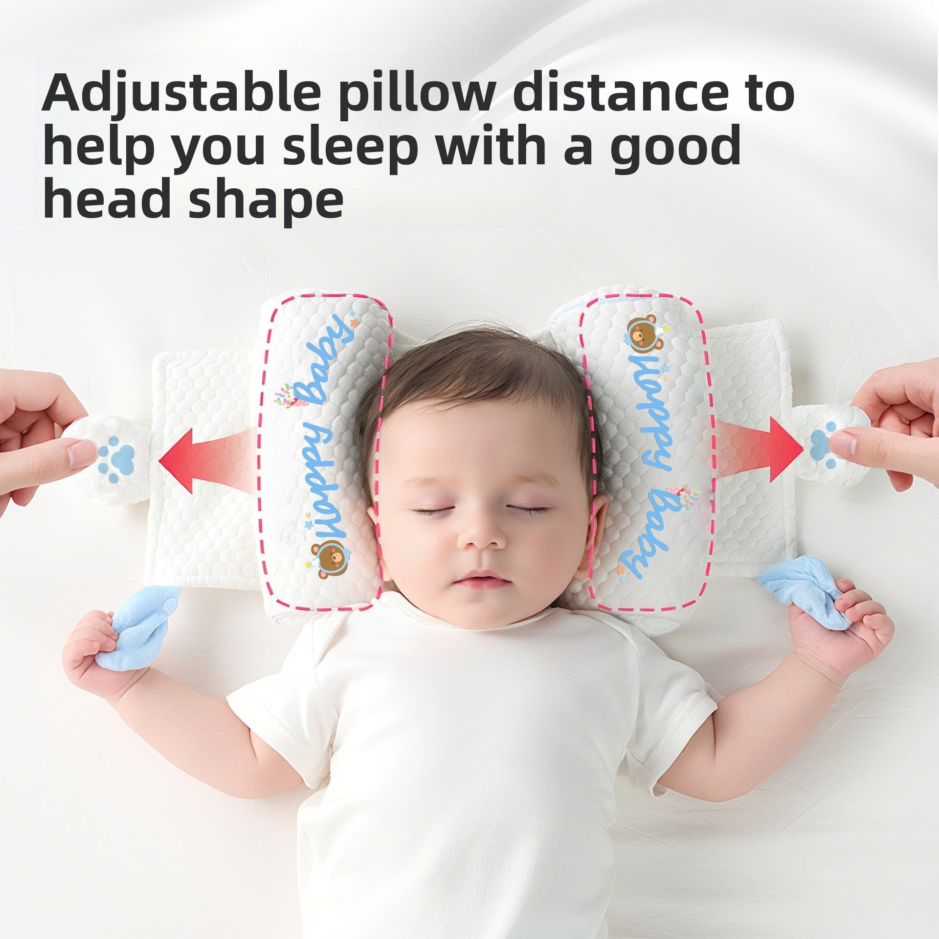 Buy Infant Head Shaping Pillow for Gentle Baby Head Support Daily Vendula care 3