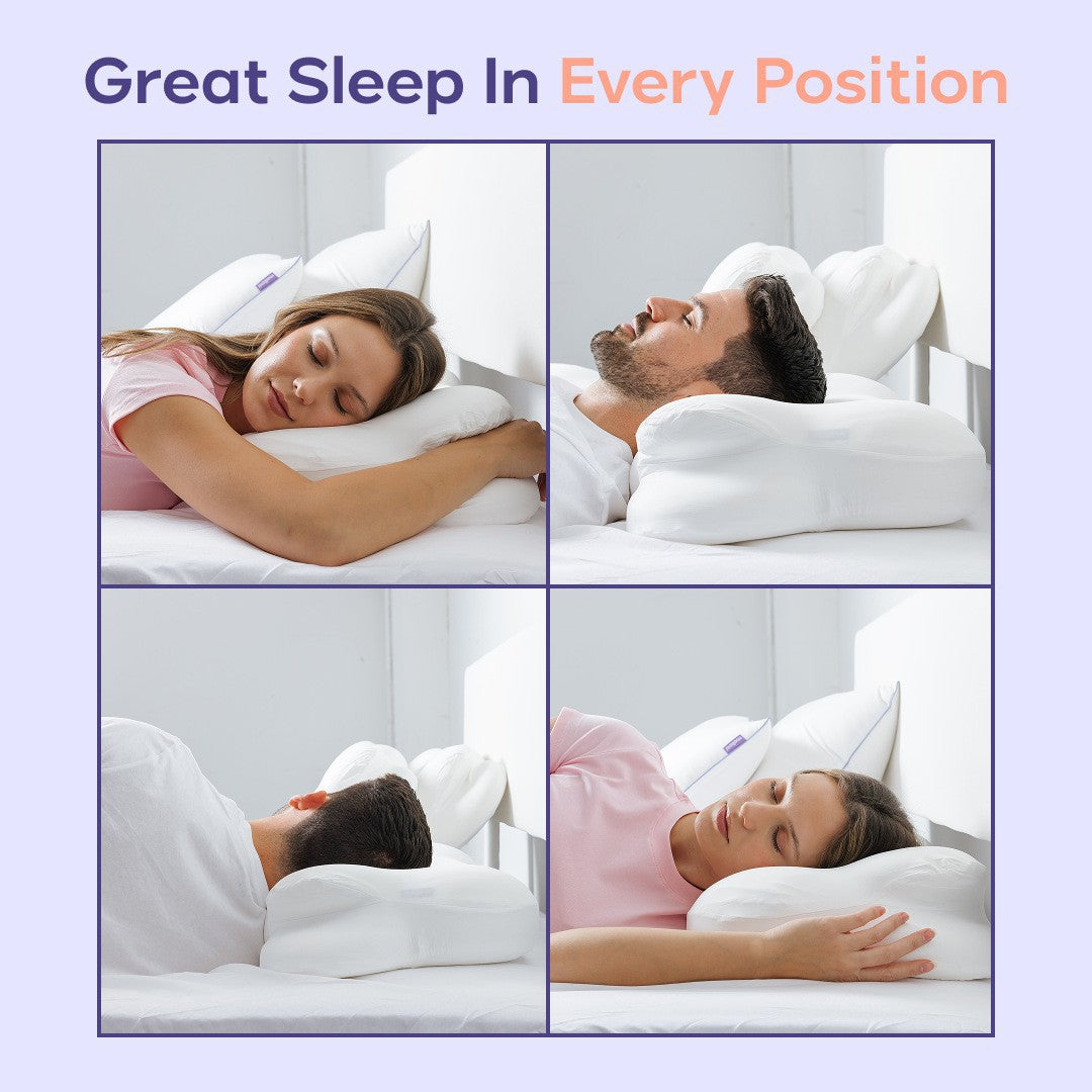 Buy Mellow Cloud Memory Foam Pillow for Soft Sleep Support Home 1