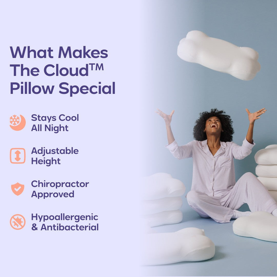 Buy Mellow Cloud Memory Foam Pillow for Soft Sleep Support Home 3